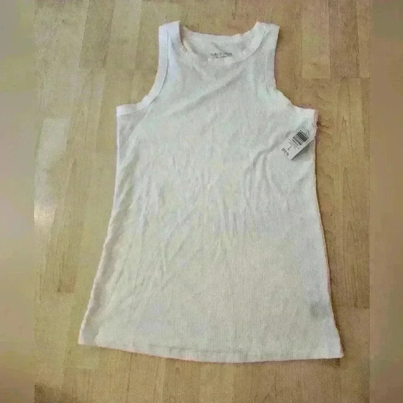 Torrid super soft white ribbed tank top white size 0, NWT - Picture 2 of 9